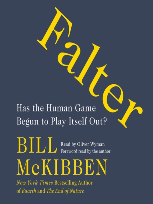 Title details for Falter by Bill McKibben - Available